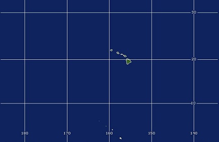 Central Pacific Coverage Map