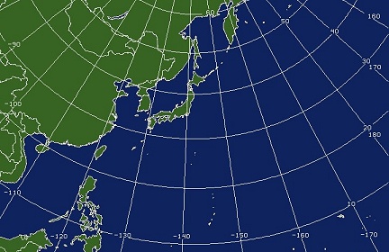 Northwest Pacific Coverage Map