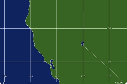 Sacramento, CA WFO Coverage Map